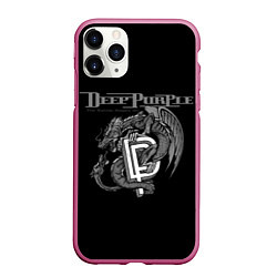 Чехол iPhone 11 Pro матовый Deep Purple: Dark Dragon