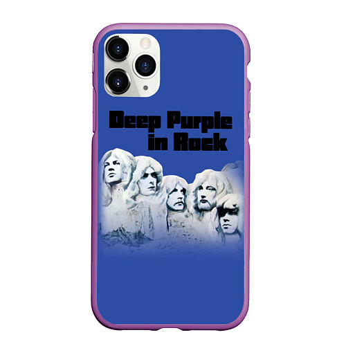 Чехол iPhone 11 Pro матовый Deep Purple In the rock / 3D-Фиолетовый – фото 1