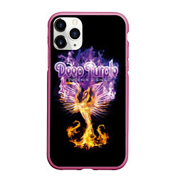 Чехол iPhone 11 Pro матовый Deep Purple: Phoenix Rising, цвет: 3D-малиновый