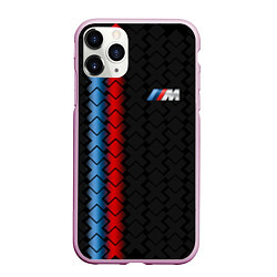 Чехол iPhone 11 Pro матовый BMW Premium, цвет: 3D-розовый