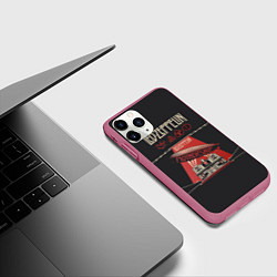 Чехол iPhone 11 Pro матовый Led Zeppelin: Mothership, цвет: 3D-малиновый — фото 2