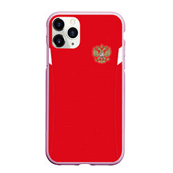 Чехол iPhone 11 Pro матовый Сборная России: ЧМ 2018