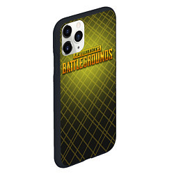 Чехол iPhone 11 Pro матовый PUBG: Lines Bright, цвет: 3D-черный — фото 2