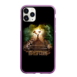 Чехол iPhone 11 Pro матовый Led Zeppelin: Way to Heaven, цвет: 3D-фиолетовый