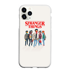 Чехол iPhone 11 Pro матовый Stranger Things Friends