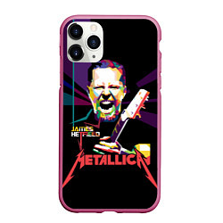 Чехол iPhone 11 Pro матовый Metallica: James Alan Hatfield