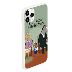 Чехол iPhone 11 Pro матовый BoJack Horseman, цвет: 3D-белый — фото 2