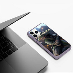 Чехол iPhone 11 Pro матовый For Honor: Asia, цвет: 3D-серый — фото 2