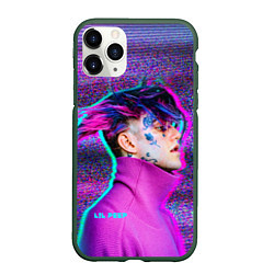 Чехол iPhone 11 Pro матовый Lil Peep: Glitch, цвет: 3D-темно-зеленый