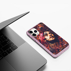 Чехол iPhone 11 Pro матовый Lil Peep: Cry baby, цвет: 3D-розовый — фото 2