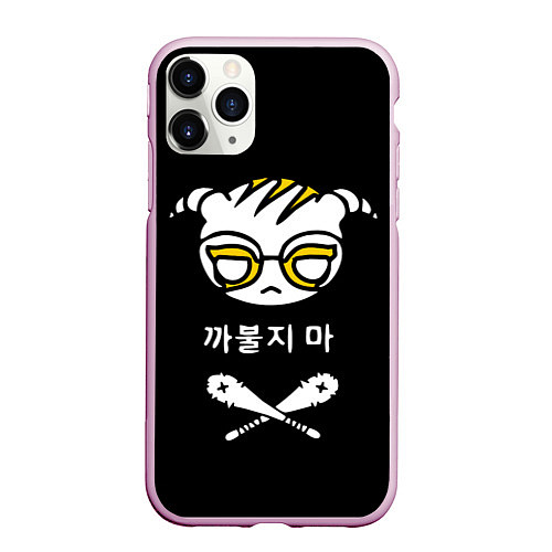 Чехол iPhone 11 Pro матовый Rainbow Six Siege: Dokkaebi / 3D-Розовый – фото 1