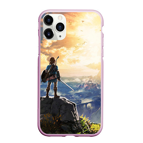 Чехол iPhone 11 Pro матовый Knight Link / 3D-Розовый – фото 1