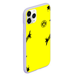 Чехол iPhone 11 Pro матовый FC Borussia Dortmund: Yellow Original, цвет: 3D-светло-сиреневый — фото 2