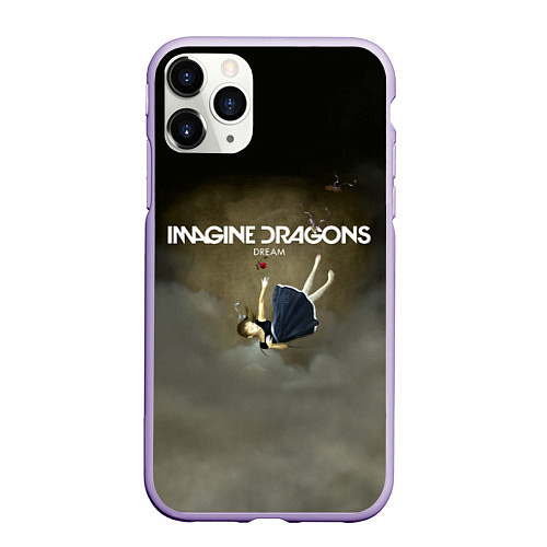 Чехол iPhone 11 Pro матовый Imagine Dragons: Dream / 3D-Светло-сиреневый – фото 1