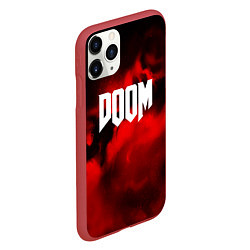 Чехол iPhone 11 Pro матовый DOOM: Red Fog, цвет: 3D-красный — фото 2
