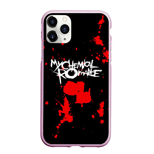 Чехол iPhone 11 Pro матовый My Chemical Romance / 3D-Розовый – фото 1