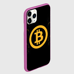 Чехол iPhone 11 Pro матовый Bitcoin Master, цвет: 3D-фиолетовый — фото 2