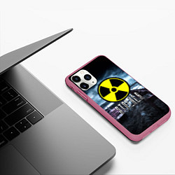 Чехол iPhone 11 Pro матовый S.T.A.L.K.E.R: Radiation, цвет: 3D-малиновый — фото 2