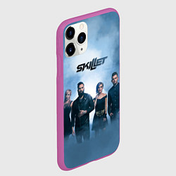 Чехол iPhone 11 Pro матовый Skillet: Smoke, цвет: 3D-фиолетовый — фото 2