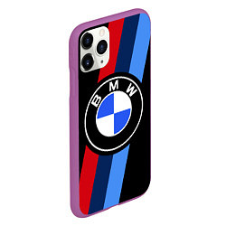 Чехол iPhone 11 Pro матовый BMW 2021 M SPORT БМВ М СПОРТ, цвет: 3D-фиолетовый — фото 2