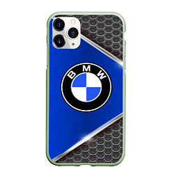 Чехол iPhone 11 Pro матовый BMW: Blue Metallic