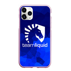 Чехол iPhone 11 Pro матовый Team Liquid: Polygons, цвет: 3D-розовый