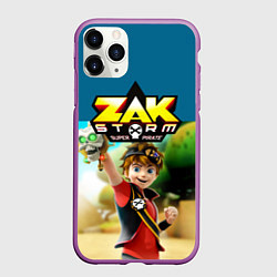 Чехол iPhone 11 Pro матовый Zak Storm, цвет: 3D-фиолетовый