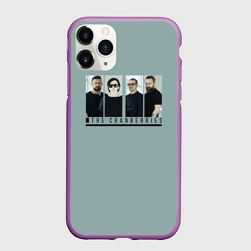 Чехол iPhone 11 Pro матовый The Cranberries / 3D-Фиолетовый – фото 1