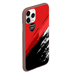 Чехол iPhone 11 Pro матовый FC Arsenal: Original, цвет: 3D-коричневый — фото 2