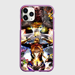 Чехол iPhone 11 Pro матовый My Hero Academia, цвет: 3D-фиолетовый