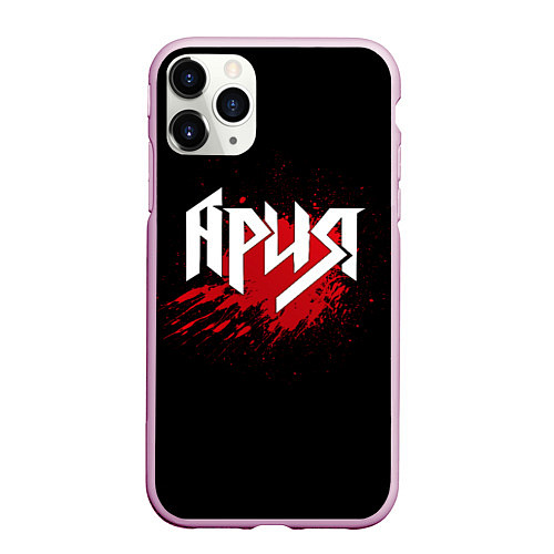 Чехол iPhone 11 Pro матовый Ария / 3D-Розовый – фото 1