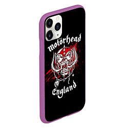 Чехол iPhone 11 Pro матовый Motorhead England, цвет: 3D-фиолетовый — фото 2