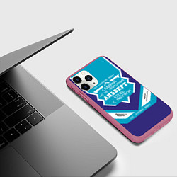 Чехол iPhone 11 Pro матовый Альберт сладкий, цвет: 3D-малиновый — фото 2