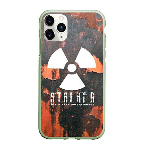 Чехол iPhone 11 Pro матовый S.T.A.L.K.E.R: Orange Toxic / 3D-Салатовый – фото 1