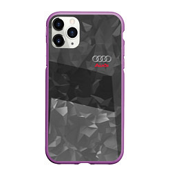 Чехол iPhone 11 Pro матовый AUDI SPORT, цвет: 3D-фиолетовый