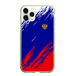 Чехол iPhone 11 Pro матовый RUSSIA SPORT