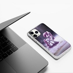 Чехол iPhone 11 Pro матовый Violet Pony, цвет: 3D-белый — фото 2