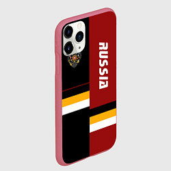 Чехол iPhone 11 Pro матовый Russian Empire, цвет: 3D-малиновый — фото 2