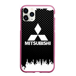Чехол iPhone 11 Pro матовый Mitsubishi: Black Side