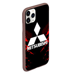 Чехол iPhone 11 Pro матовый Mitsubishi: Red Anger, цвет: 3D-коричневый — фото 2