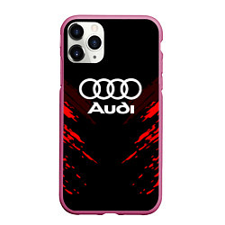Чехол iPhone 11 Pro матовый Audi: Red Anger
