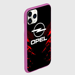 Чехол iPhone 11 Pro матовый Opel: Red Anger, цвет: 3D-фиолетовый — фото 2