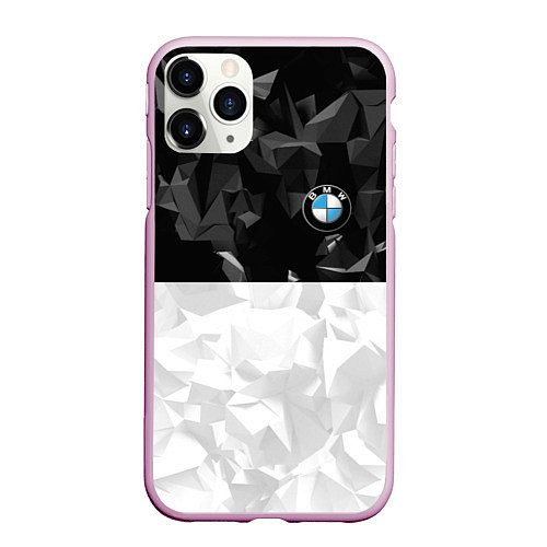 Чехол iPhone 11 Pro матовый BMW BLACK COLLECTION / 3D-Розовый – фото 1