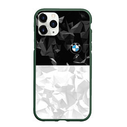 Чехол iPhone 11 Pro матовый BMW BLACK COLLECTION, цвет: 3D-темно-зеленый