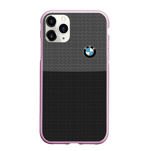 Чехол iPhone 11 Pro матовый BMW SPORT / 3D-Розовый – фото 1