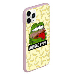 Чехол iPhone 11 Pro матовый Ahegao Pepe, цвет: 3D-розовый — фото 2