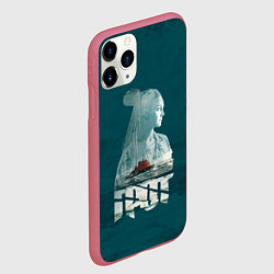 Чехол iPhone 11 Pro матовый Drummatix Vega, цвет: 3D-малиновый — фото 2
