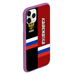 Чехол iPhone 11 Pro матовый Kamchatka, Russia, цвет: 3D-фиолетовый — фото 2
