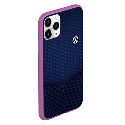 Чехол iPhone 11 Pro матовый Volkswagen: Sport Motors, цвет: 3D-фиолетовый — фото 2