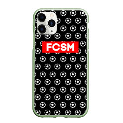 Чехол iPhone 11 Pro матовый FCSM Supreme, цвет: 3D-салатовый